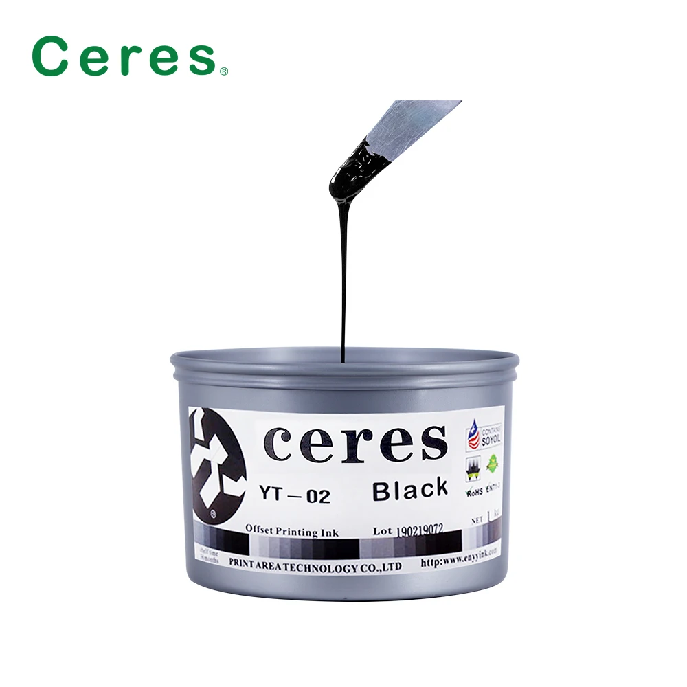 ECO-Friendly High Gloss Sheet-fed YT-02  Offset Printing Ink YT-02