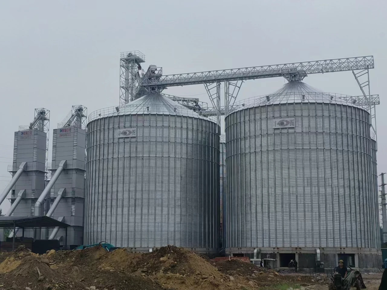 8000 Ton large capacity corn Silos for Grain Storage