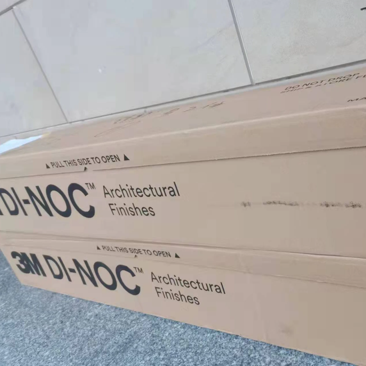 Wood grain film Elevator color change fireproof film 3M Architectural Finishes