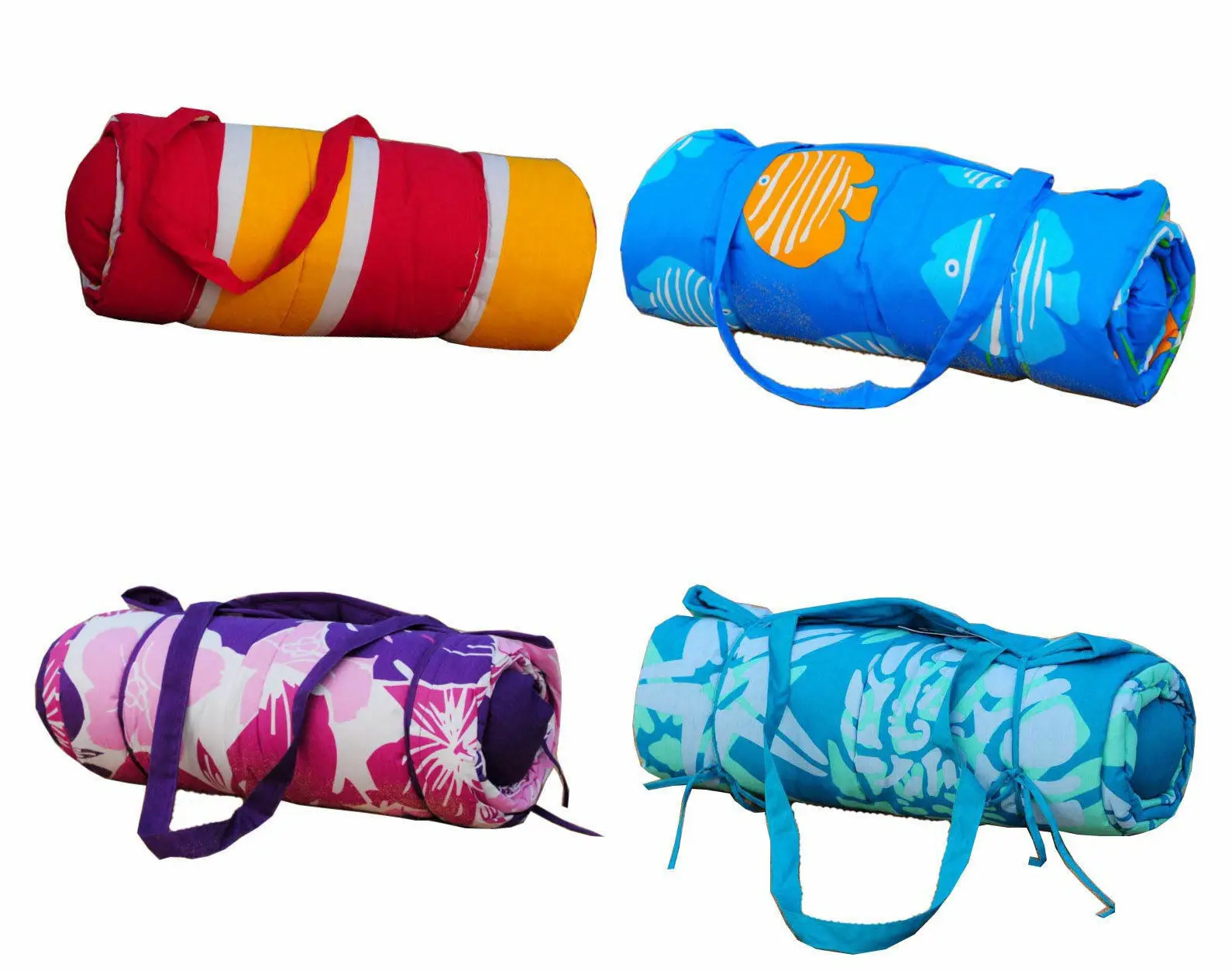 Kids Bath Beach Towel With Pillow Roll Up Beach Mat Neck Pillow Great Gift Ideals