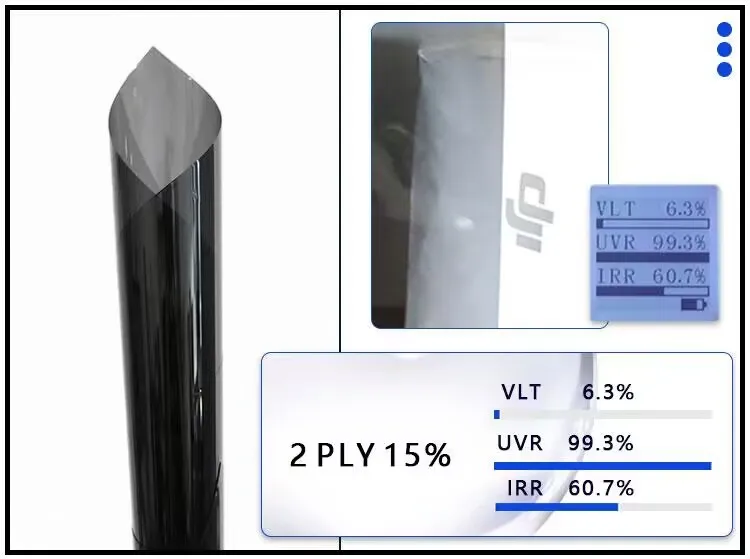 Automobile glass decoration high thermal insulation skin care sunscreen film Nano ceramic automobile solar window tinting film