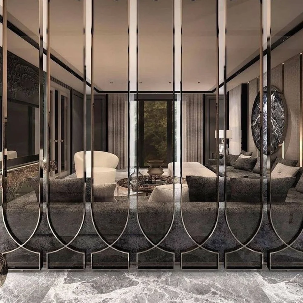 Boho decor hotel restaurant decoration interior privacy fence screen hanging room divider partition wall screens & room dividers