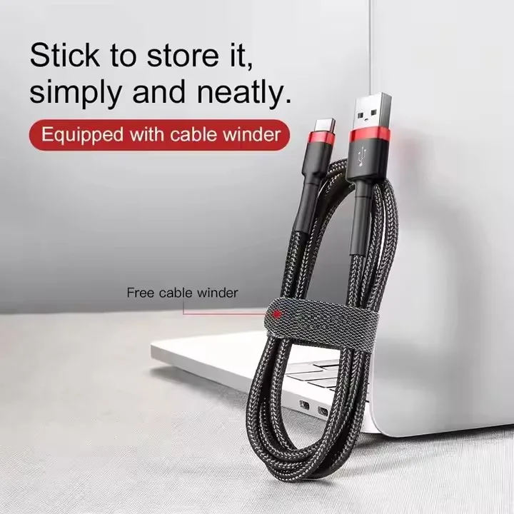 Premium Nylon Braid And Aluminum Alloy Shell Type C Cable Fast Charging Type C Charging Cable