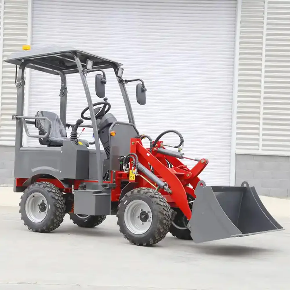Chinese Mini Loader 500 KG Farm Electric Battery Wheel Loader