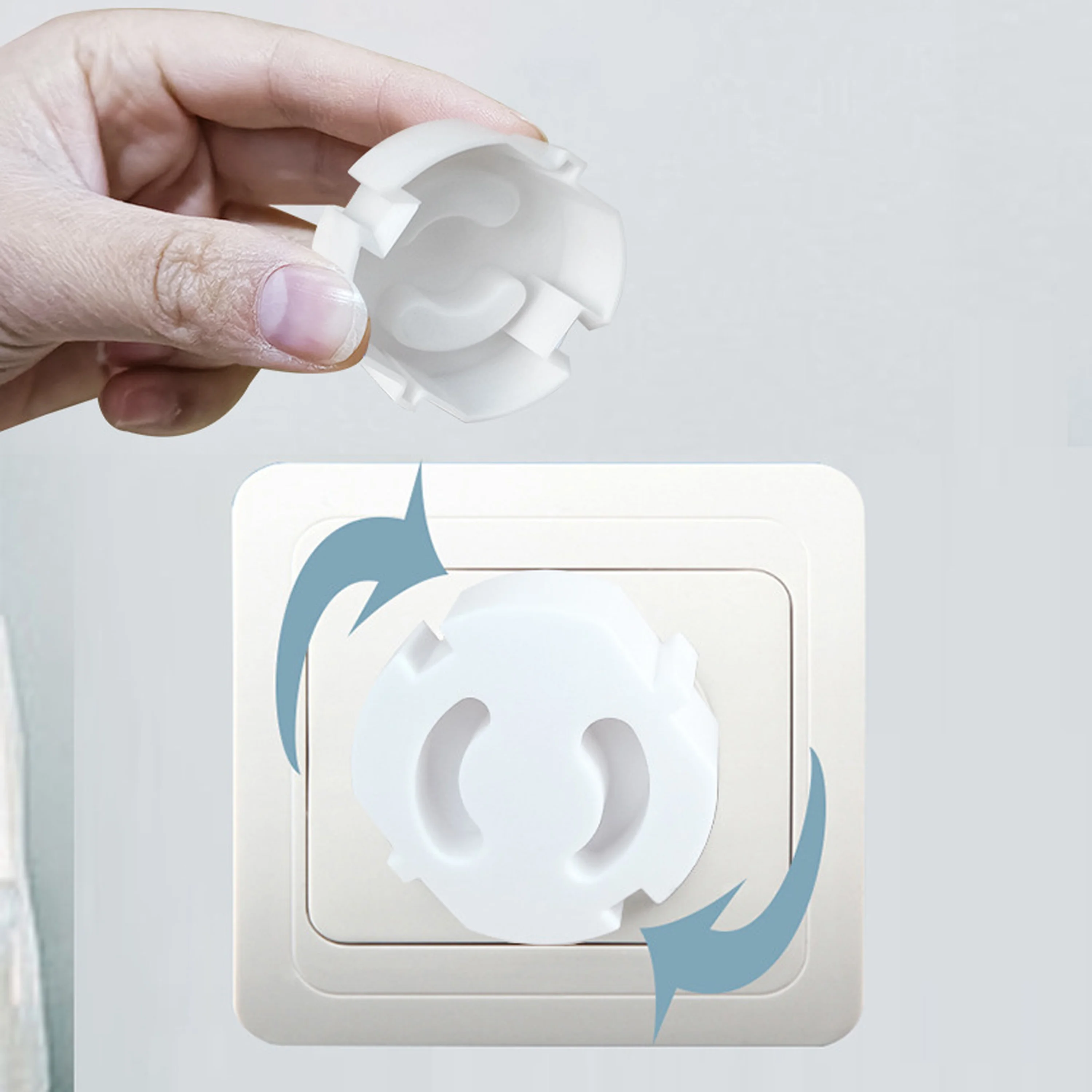 20 PCS Safety Outlet Covers Baby Proofing Electrical Socket Outlet Plugs