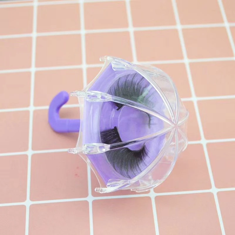 
New trend wholesale 3d mink eyelash packaging custom umbrella boxes 