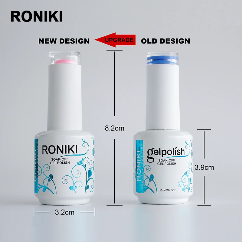  RONIKI оптовая продажа индивидуальная торговая марка отмачиваемый цветной УФ Гель-лак для