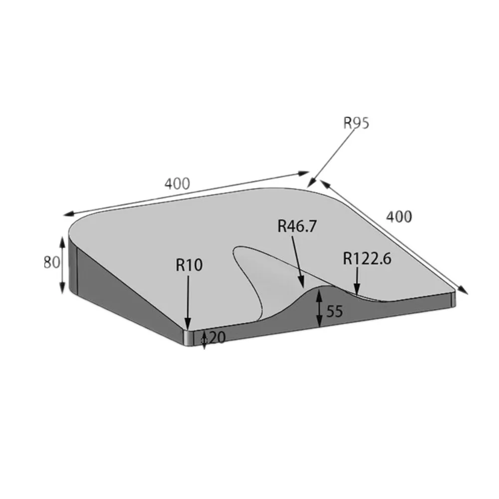 [FREE SAMPLE]High Quality 3D Comfortable Non-slip Coccyx Orthopedic Car Seat Cushion Memory Foam Seat Cushion For Office Chair