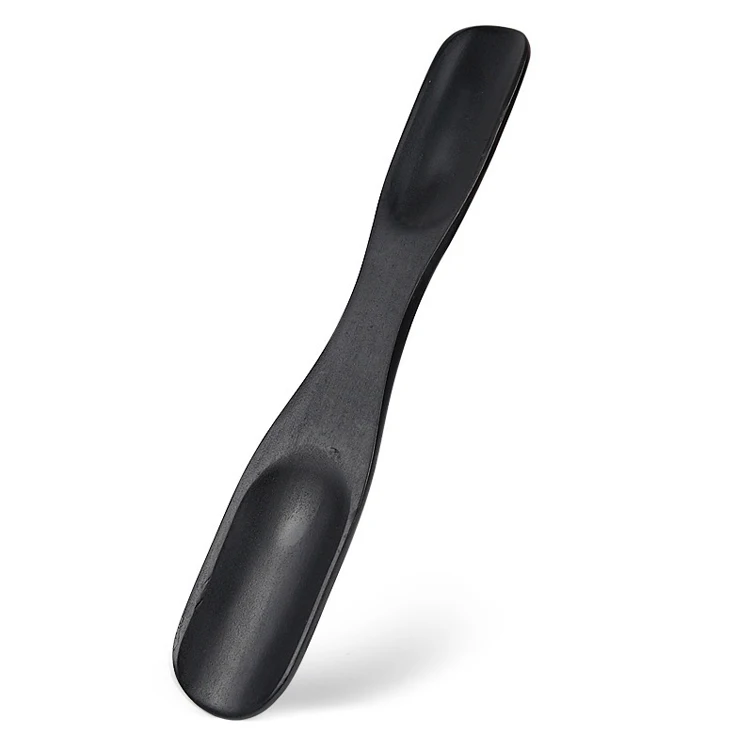 men women lazy high quality 25cm long wooden shoe shoehorn black