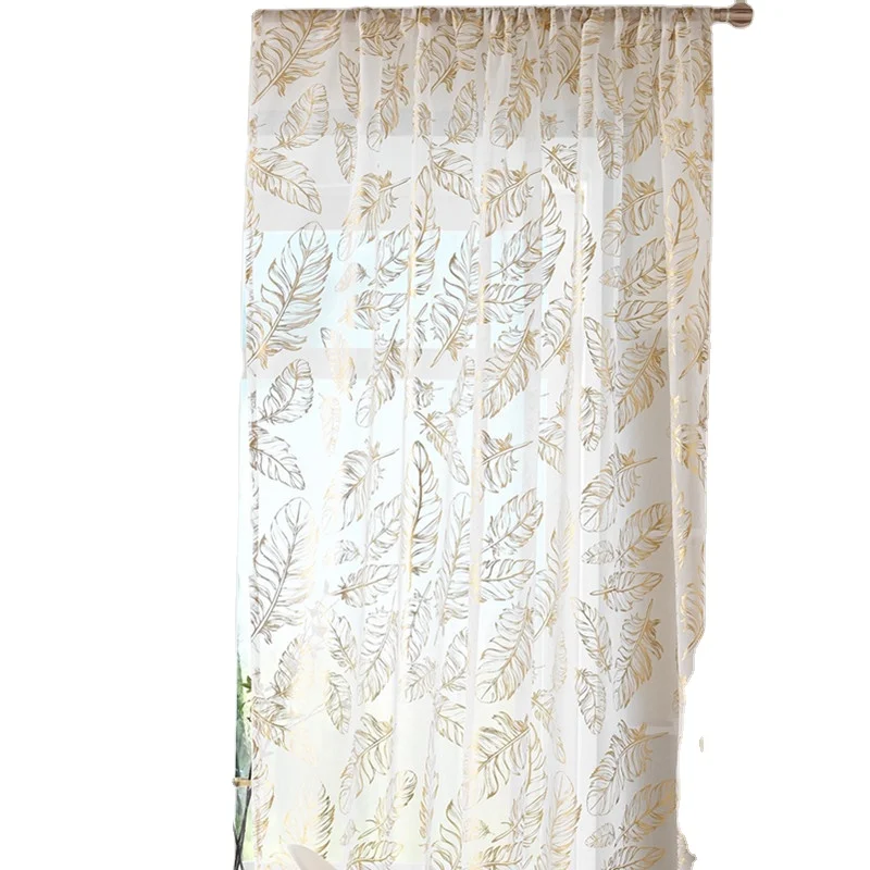 Latest Design Factory Direct Sale White Sheer Curtains