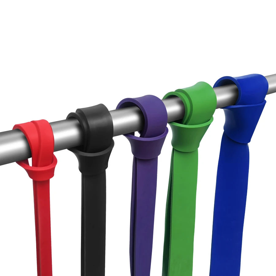 Training Workout Weightlifting Heavy Duty Long Power Band Gym Exercise Stretch Latex Resistance Band Fitness Pull Up Assist Band