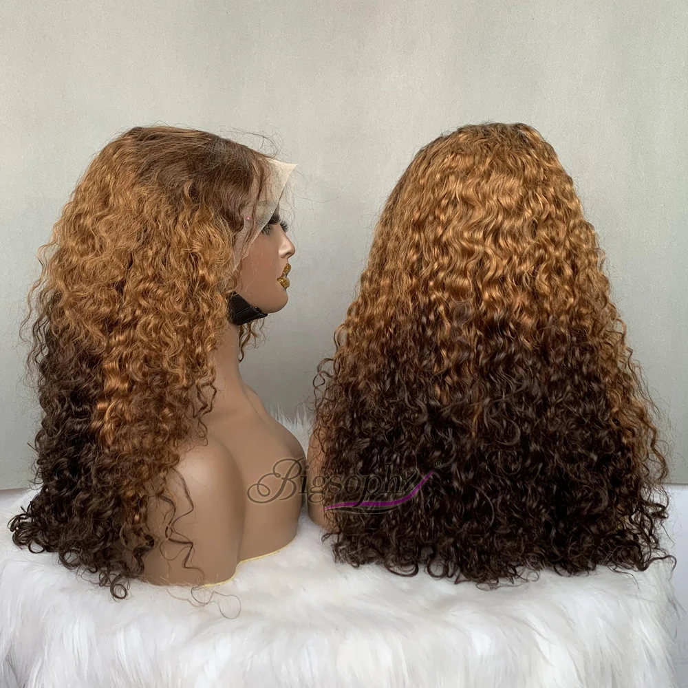 Wholesale Water Wave Vietnam Human Hair Wig,13*4 Transparent Lace Frontal Wig Vendor,With Glue Water Wave Pure Human Hair Wigs