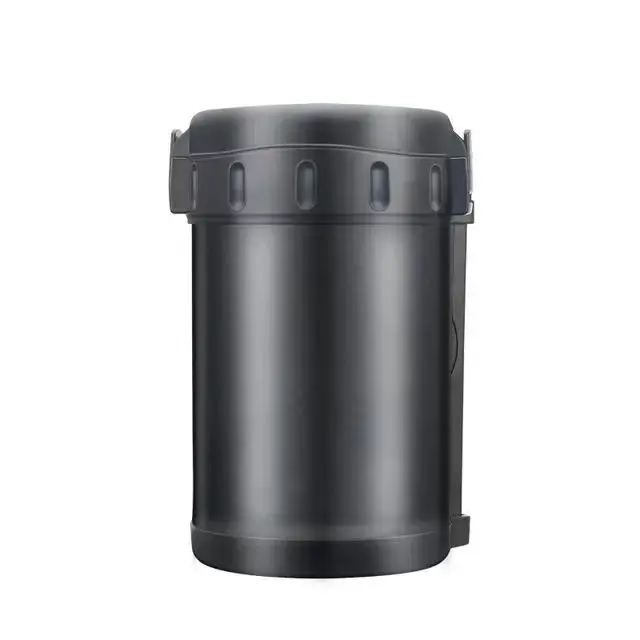 Customizable  lunch box Double Wall Stainless Steel & Thermo Plastic Lunch Box Adult Handgrip Food Storage Container for Camping