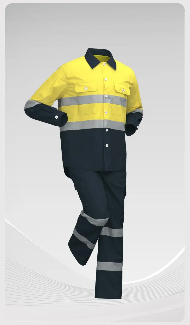 Oil Gas PPE CVC Workwear Uniform Welding Suit Work Wear Coverall Work Clothes