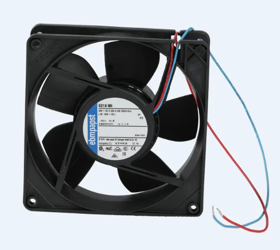 5218NHH ebmpapst fan DC axial  compact fan EBM-PAPST TYPE: 5218NHH   EBM FAN DC 48V 127*127*38mm