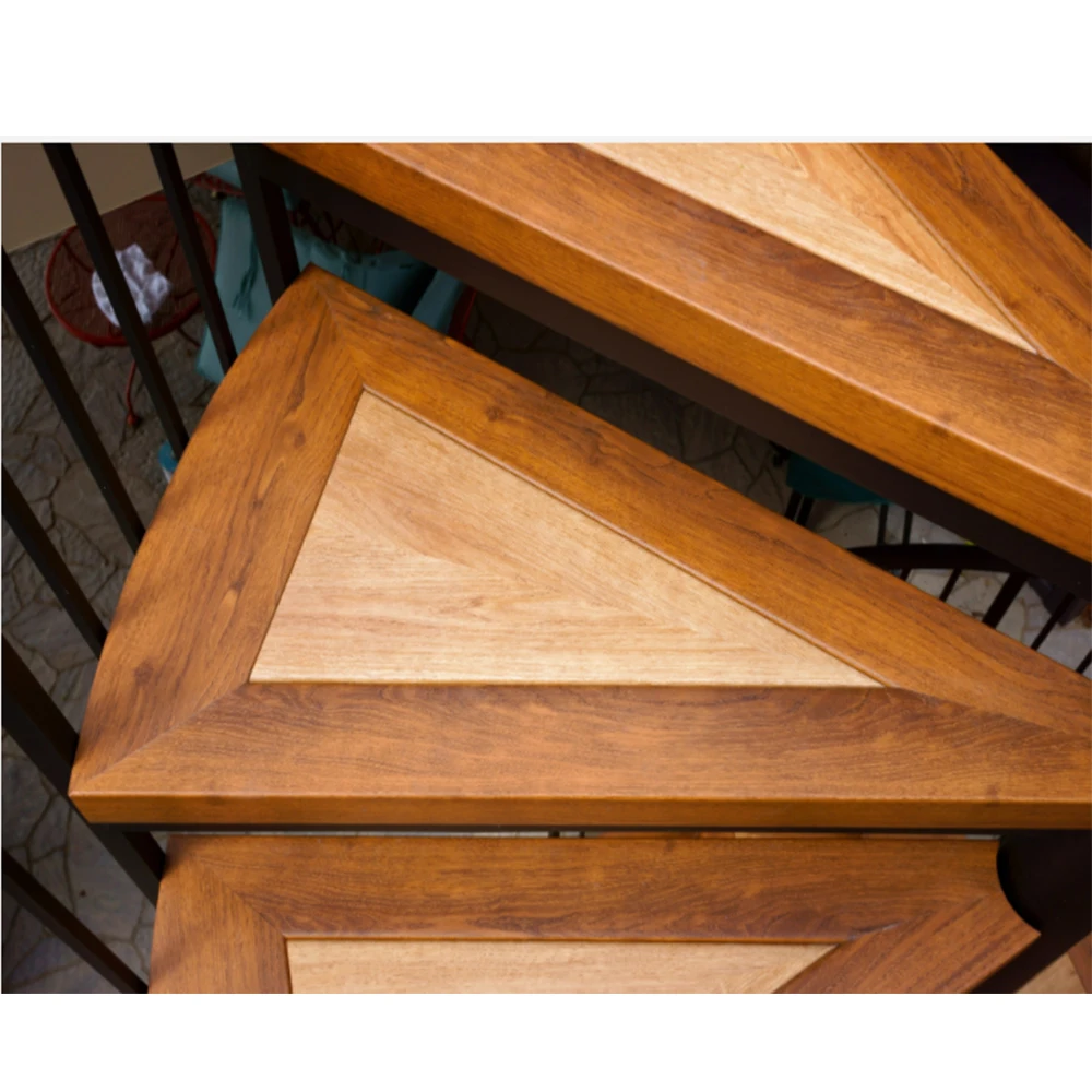 Modular stainless steel spiral staircase / outdoor steel stairs