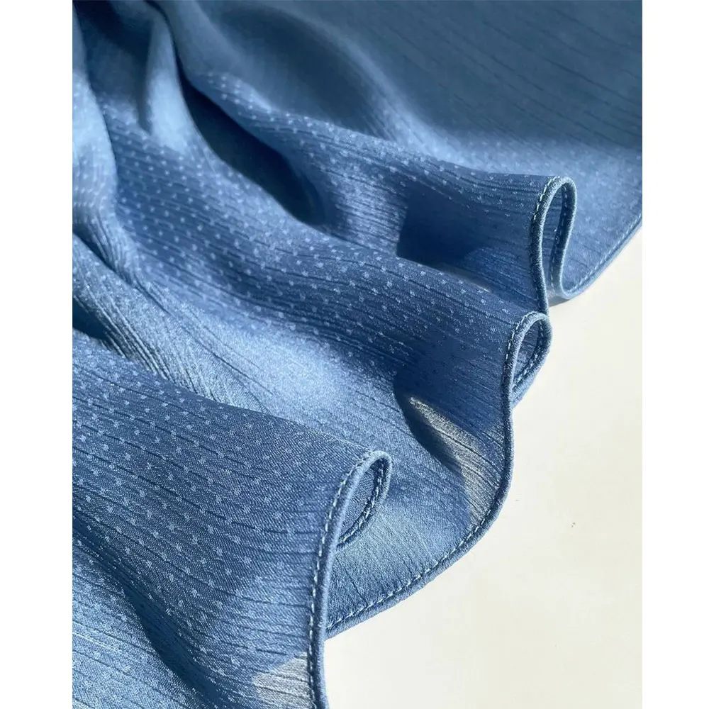 Malaysia hot selling premium Wholesale Women Muslim Textured satin Silk Hijabs satin shawl hijab Soft Silk Scarves