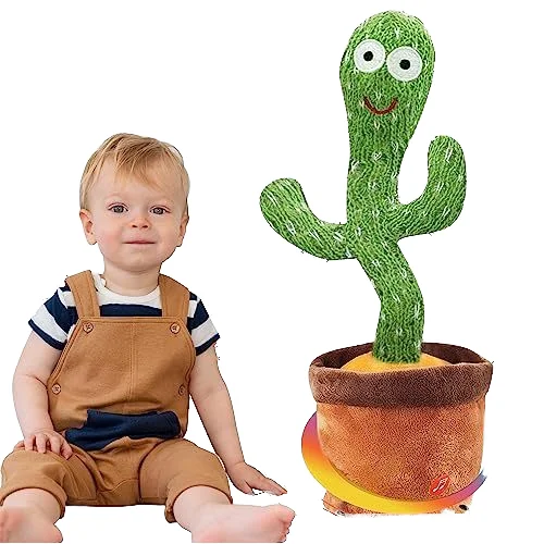 Hot Sale Custom Plant Plush Toys ODM OEM Singing Funny Dance Cactus Toy for Kids