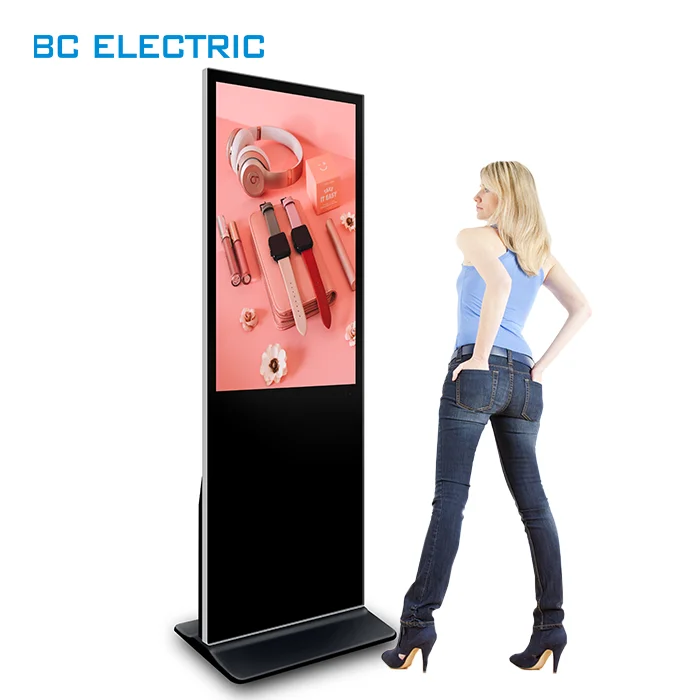 32 inch BC2100 floor stand advertising interactive screen display media player box software kiosk digital signage
