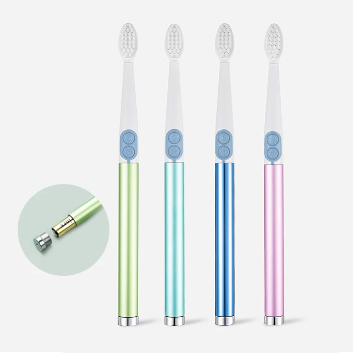 High Quality Battery Power Slim Electric Toothbrush for Adult