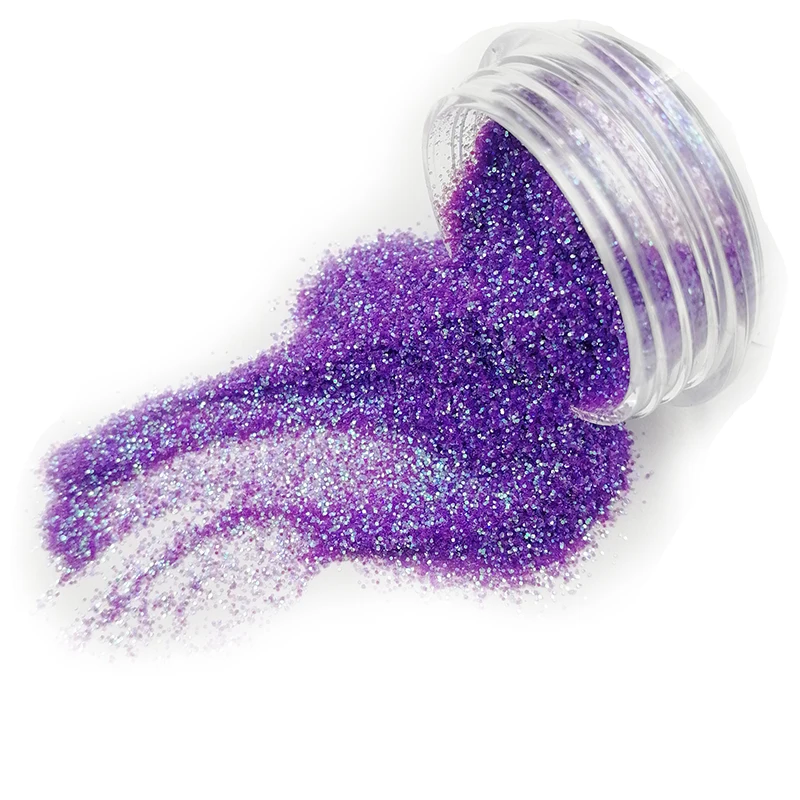 Pass cosmetic testing standards purple glitter face makeup eye cosmetic  glitter powder