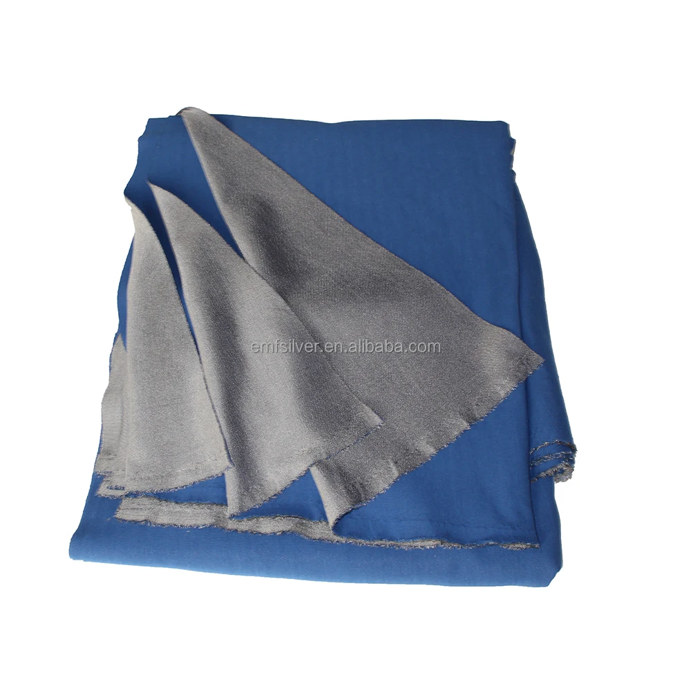 EMF 5G Radiation Protection Anti RF Safe Clothing Shielding Silver Fabric (1600461416022)