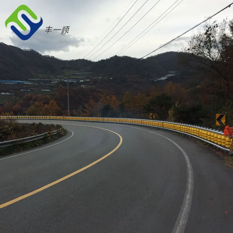Anti Collision Double Rolling Guard rail System highway guardrail roller barrier