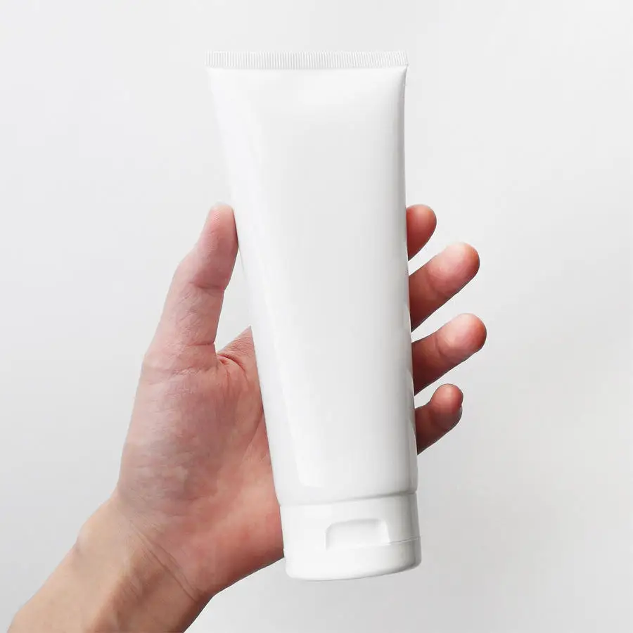 Factory Custom Printed Logo Plastic tube 200ml 250ml container hand cream lotion soft  Empty squeeze cosmetic Tubes packaging