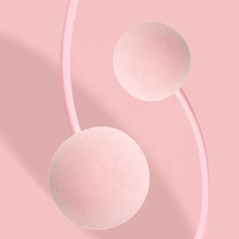 Home Sport Anti-Slip Foam Grip Handles Ropeless Skipping For Fitness Exercise No Line Speed Bearing Skipping Jump Rope