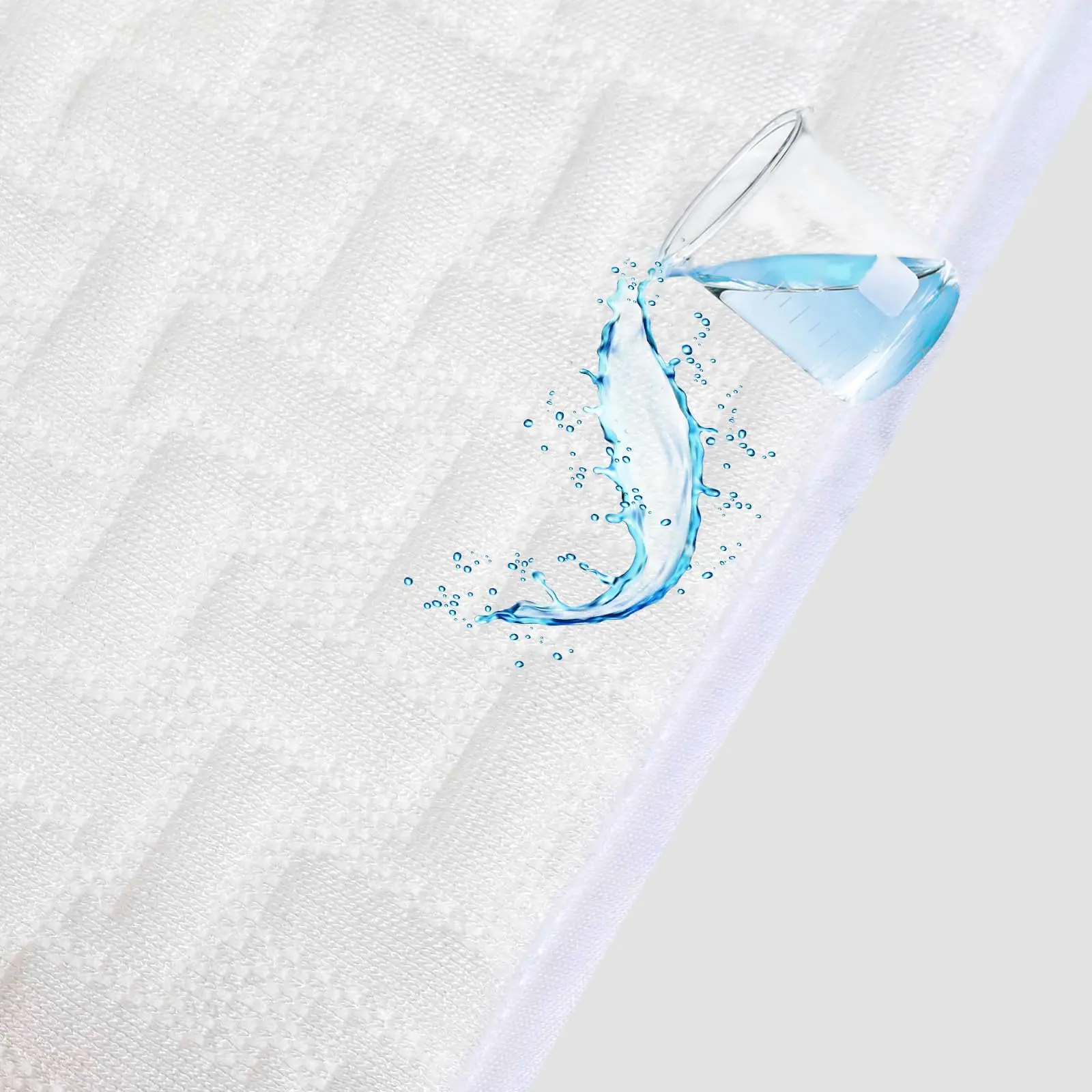 Extra Twin/King Bed Converter Kit Waterproof Foam Mattress Foldable Bed Bridge Split Adjustable Twin/King Bed Connector Bed