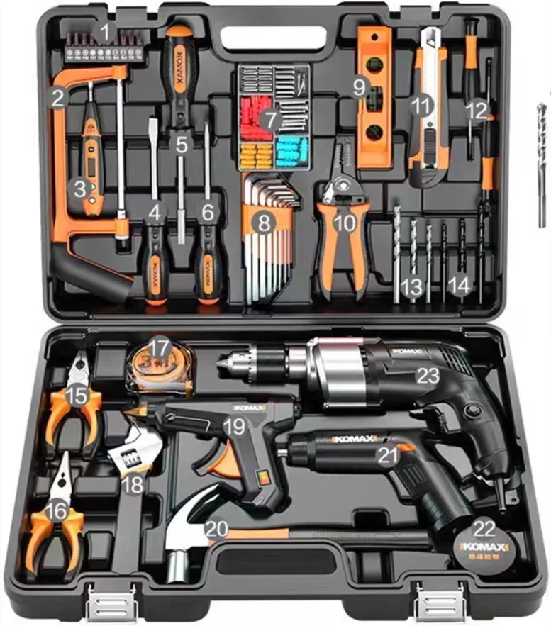 Household toolbox set hardware electrician special maintenance household car multi-functional combination set