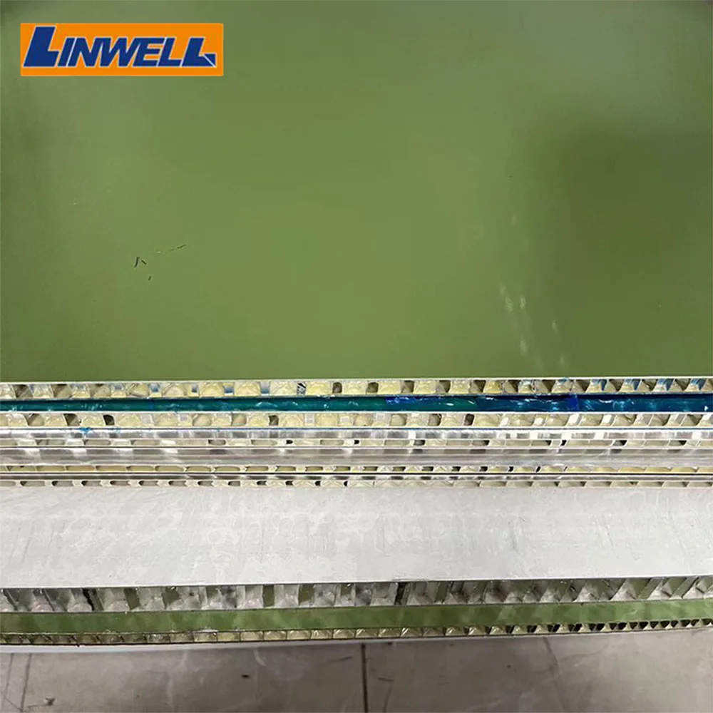 Honeycomb Panel Plastic Packaging Box Carbon Fiber Honeycomb Sandwich Panels Honeycomb Cladding Panel Production Line