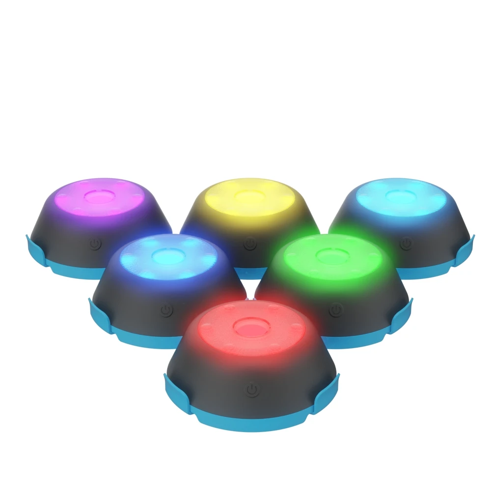 6pcs система тренировки реакции и освещения реакции, сложные мероприятия для улучшения скорости и ловкости для спортсменов