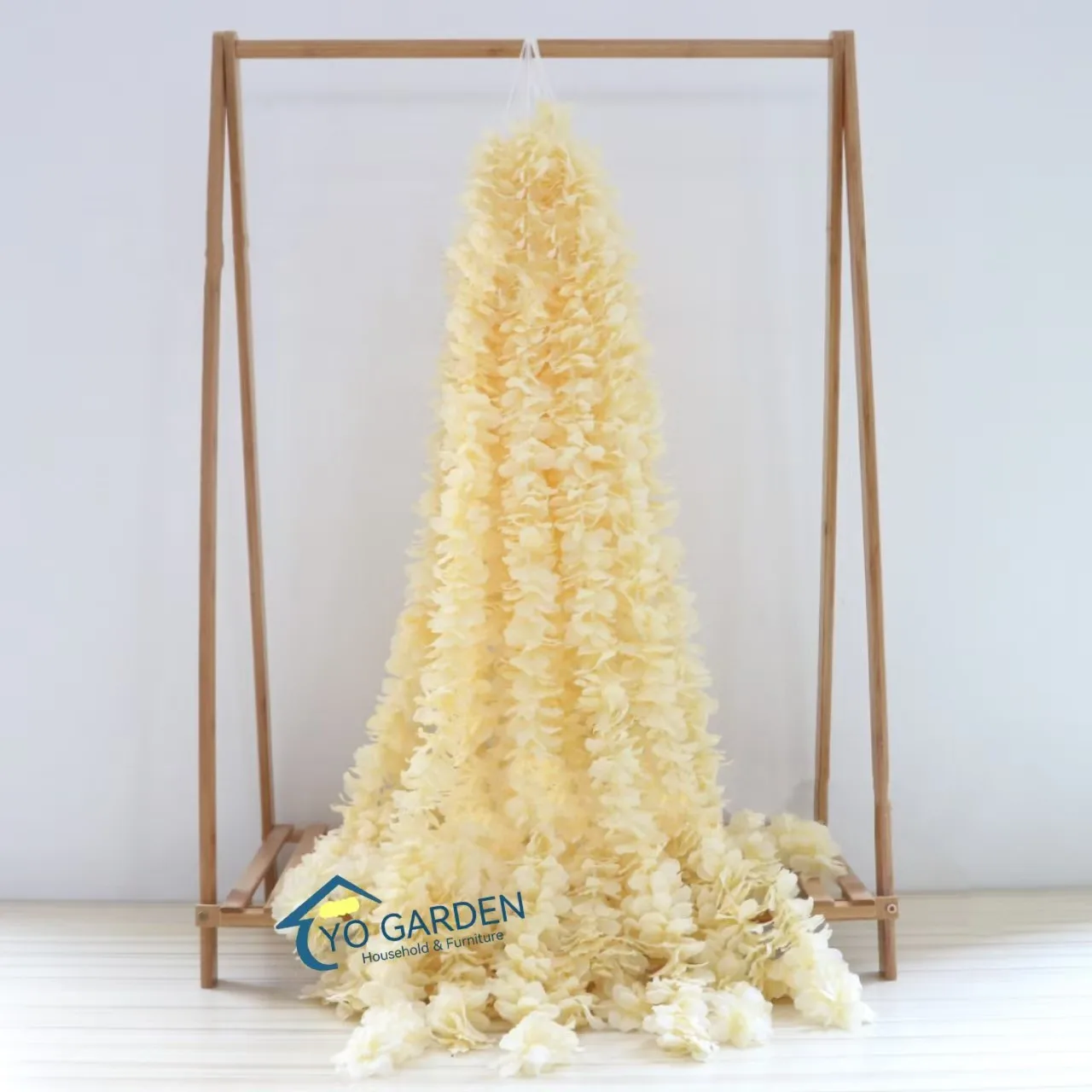 Hot Selling Silk Artificial Vertical Hanging Wisteria Flower For Wedding Party Event Vine Decoration