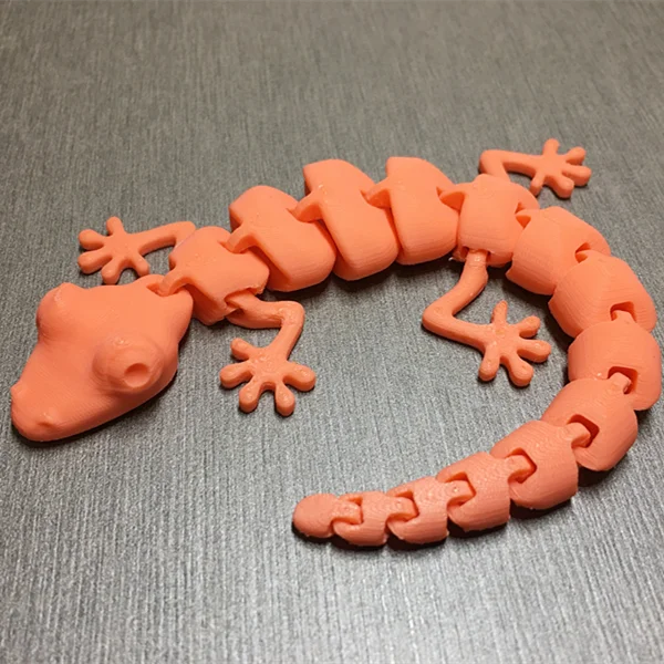 Custom Oem Factory 3D Printing Figures One Piece 3D Toys Degradable Resin Gecko Figure Toy
