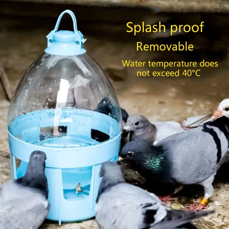 Automatic Pet Bird Supplies Durable Plastic 2L-12L Pigeon Water Feeder Dove Drinker and Bird Waterer for Feeding