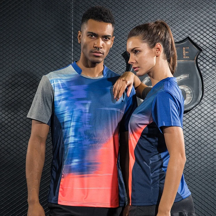 Повседневный Спортивный комплект унисекс с сублимационным принтом, индивидуальная тренировочная спортивная одежда, комплект теннисной одежды