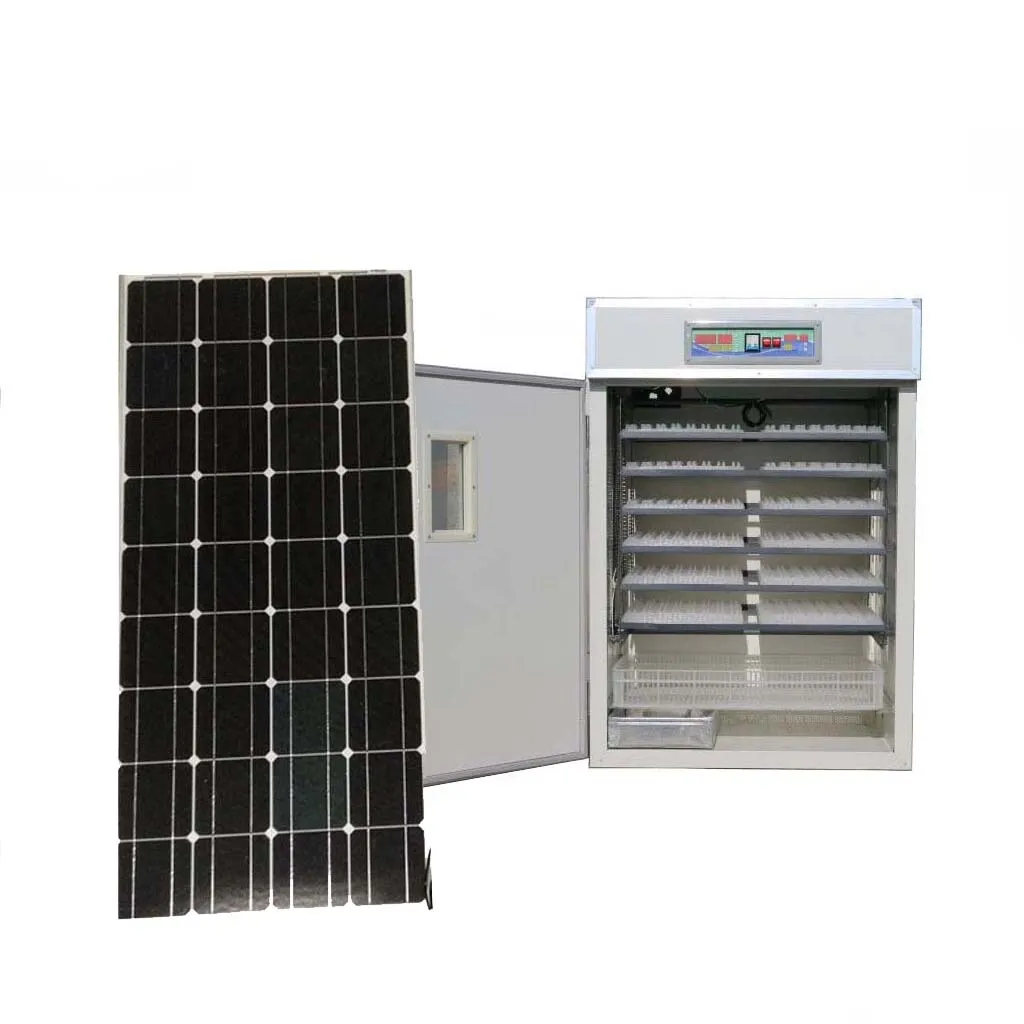 Promotional stock quality 1056 solar powered chicken eggs incubators