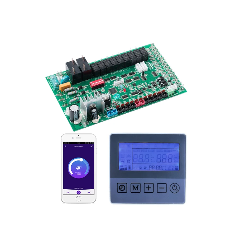 Heat Pump Pcb Control Board Printed Circuit Board Smart wifi  Commercial Heating Heat Pump Controller Pcba