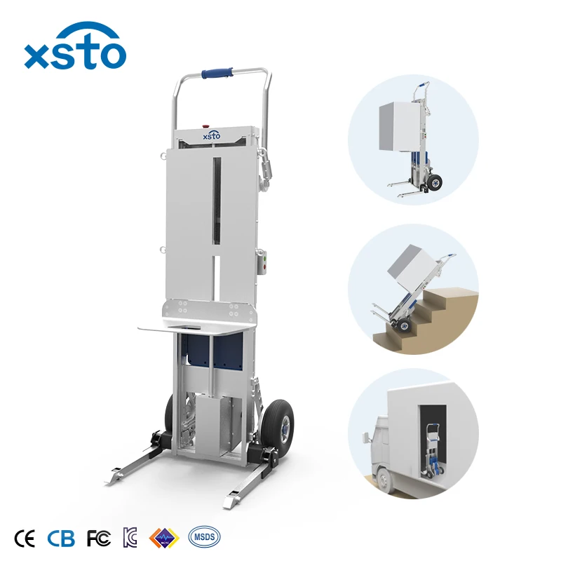  XSTO SCL170A лестничный подъемник + 2 в 1 управляющая электрическая батарея сверхмощная ручная тележка для лестничного