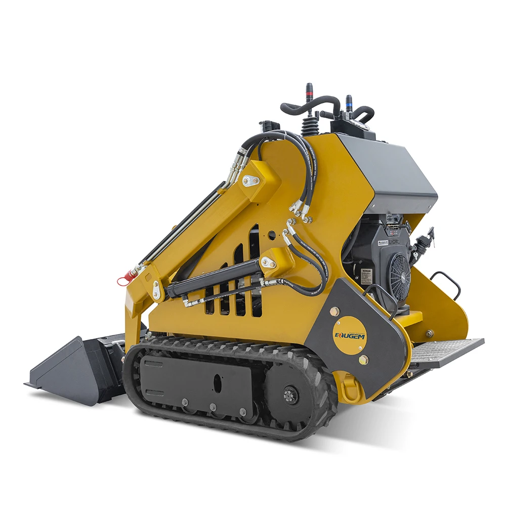 Skid Steer Loader Mini Crawler 23hp Kohler honda rato engine SK650 Mini Skid Steer Loader With Concrete Mixer