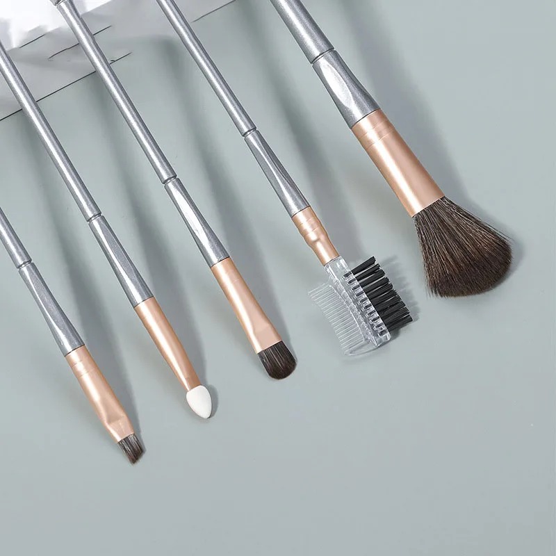 FENGRUN Professional Makeup Brush 5 pcs Nylon Wool Sponge Diamond Handle Beauty Brushes Super Soft Makeup Set