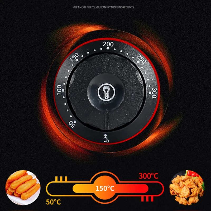 Commercial Fryer Stainless Steel Commercial Tabletop Fryer Equipment Electric Fryer