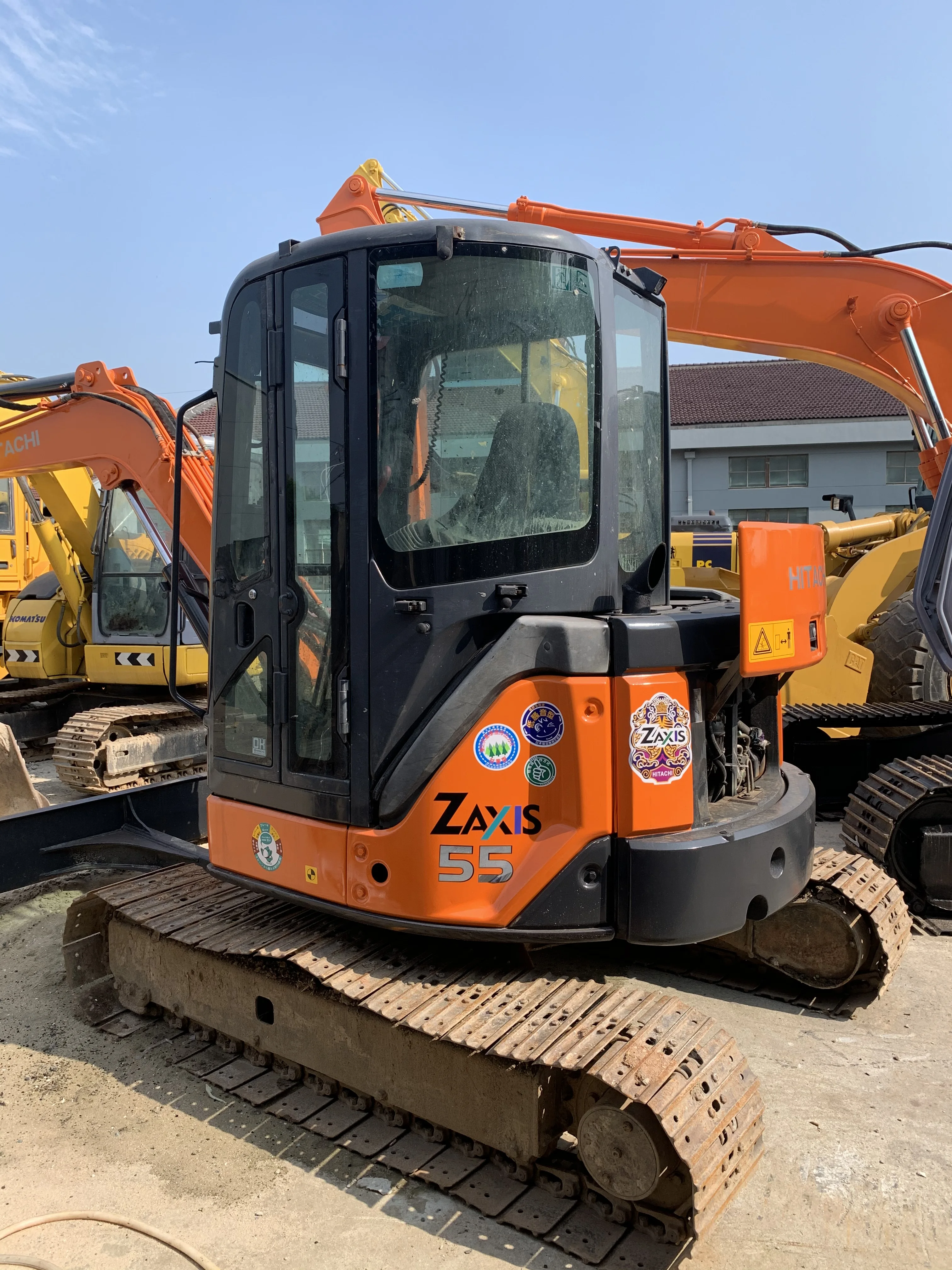 USED HITACHII ZX55 ZX60-5G ZX70-6 ZX70-5G ZX120-6 ZX130 ZX135-5 MINI CHEAP CRAWLER HYDRAULIC EXCAVATOR