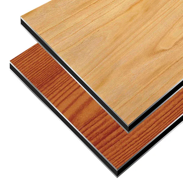 Wood Composite Panel Exterior Plastic Materials ACP Wall Aluminum Panel Cladding
