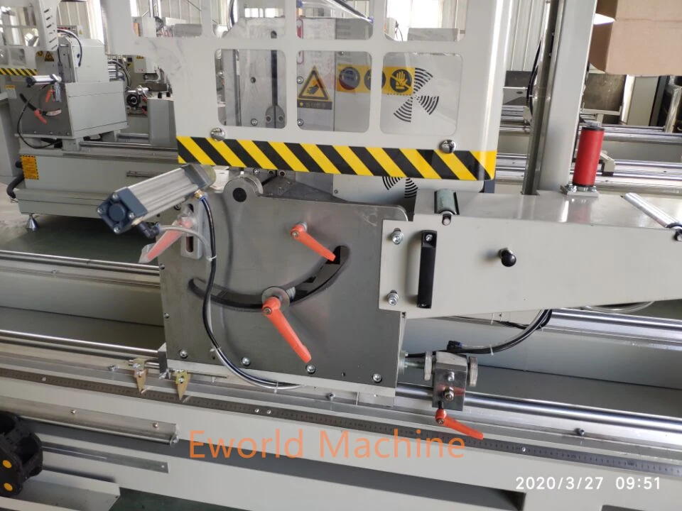 Aluminum Double Head Cutting Saw 450-3700mm automatic cutting saw for aluminum and pvc window and door frame with digital play
