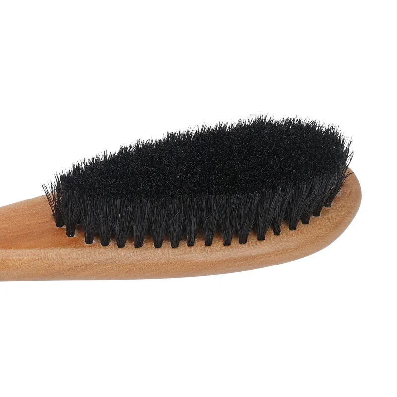 Low Moq Cheap Customized Wooden Hotel Cloth Brush Wooden Coat and Hat Cloth Cleaning Brush for Hotel