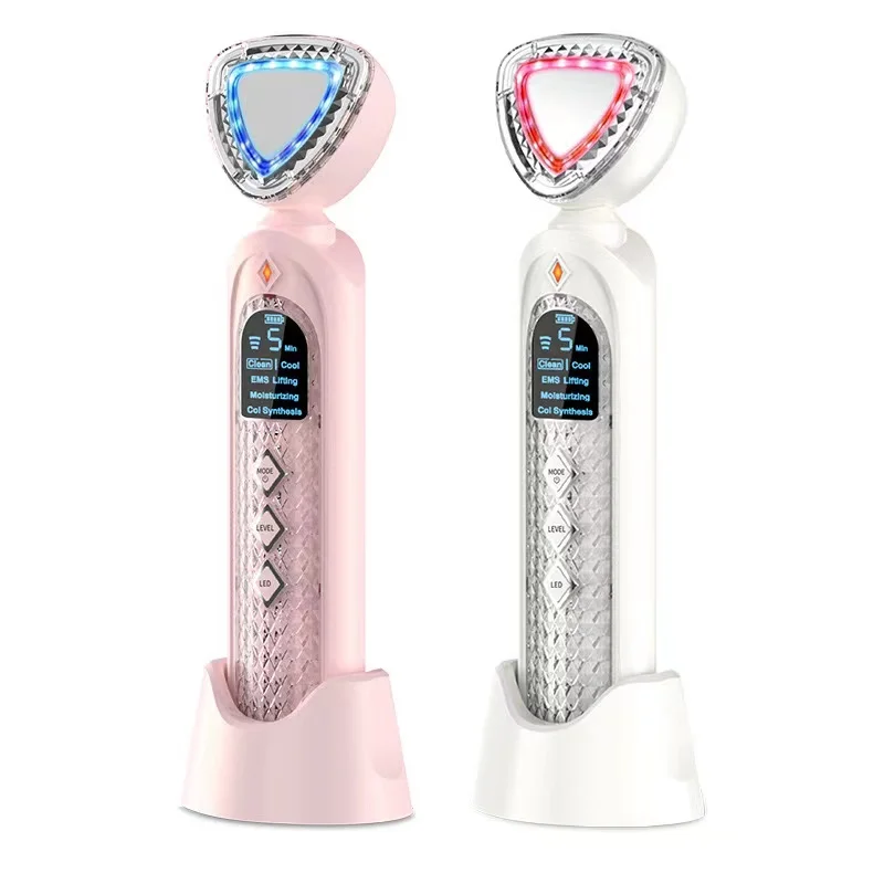 RF EMS Radio Frequency Facial Lifting Vibration face Massage Anti-Wrinkles machine Beauty instrument