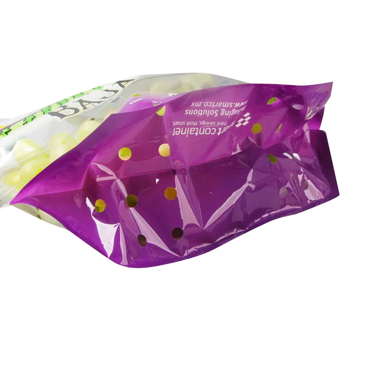 Grapes Plastic Packaging Bags Fruit Plastic Bags for Supermarket