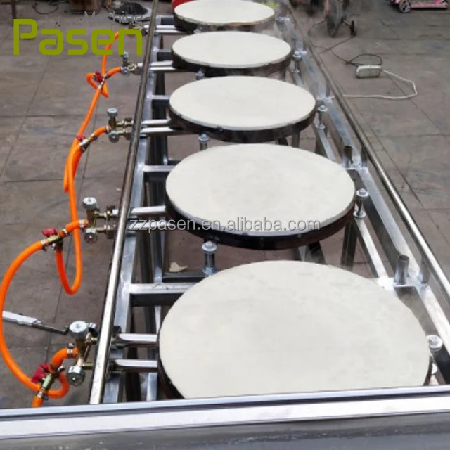 Stainless Steel Arabic saj bread arabic crepe making machine Commercial Arabian thin crispy Regag bread machine for sale